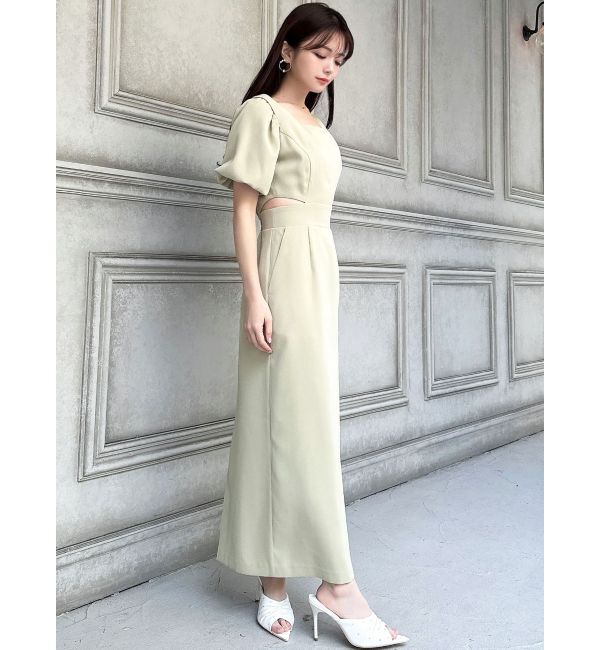 RESEXXY「ギャザーデザインシャイニーサンダル」|サンダル|