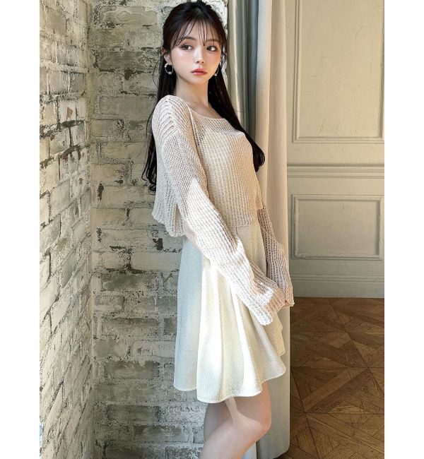 RESEXXY「メッシュルーズトップス」|ニット・セーター|