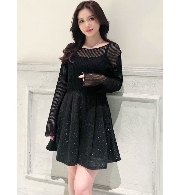 RESEXXY「メッシュルーズトップス」|ニット・セーター|