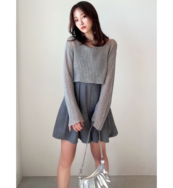 RESEXXY「メッシュルーズトップス」|ニット・セーター|