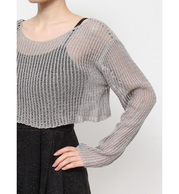 RESEXXY「メッシュルーズトップス」|ニット・セーター|
