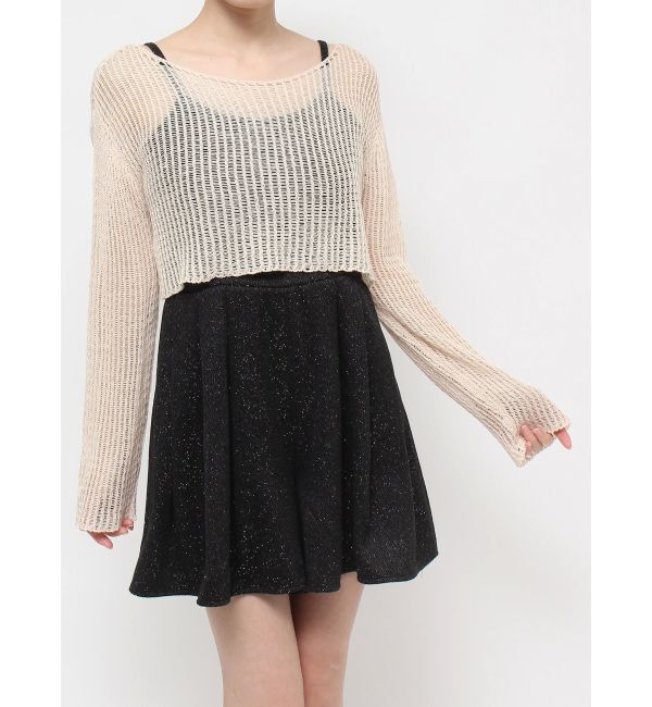 RESEXXY「メッシュルーズトップス」|ニット・セーター|