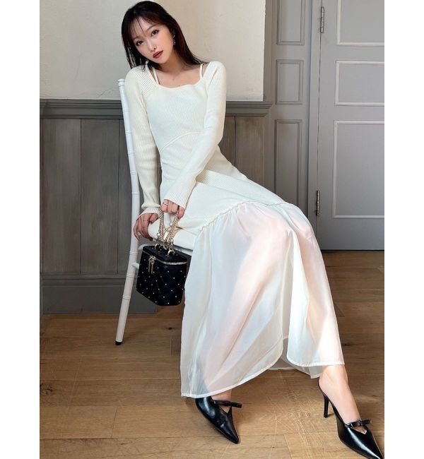 RESEXXY「ヘムシアーマーメイドニットワンピース」|ワンピース|