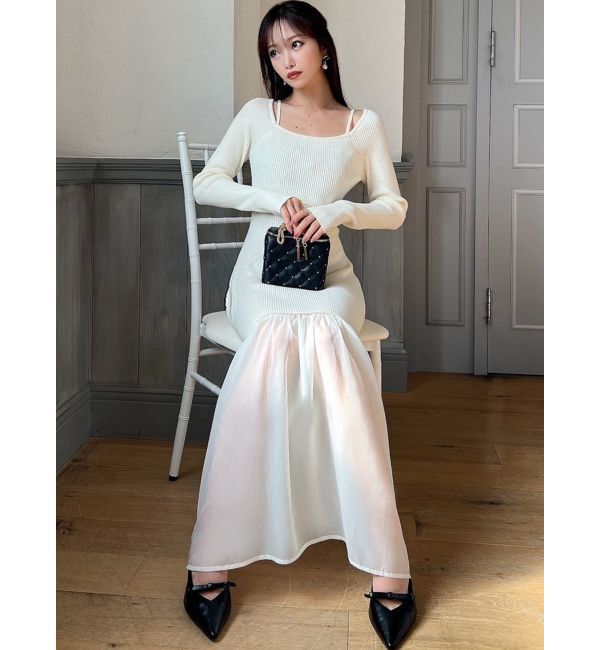 RESEXXY「ヘムシアーマーメイドニットワンピース」|ワンピース|