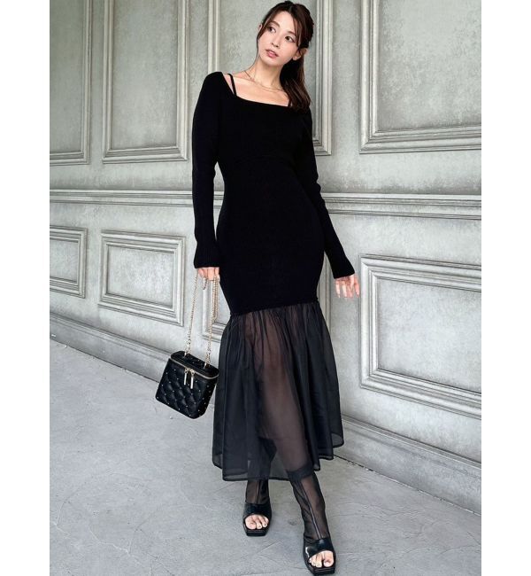 RESEXXY「ヘムシアーマーメイドニットワンピース」|ワンピース|