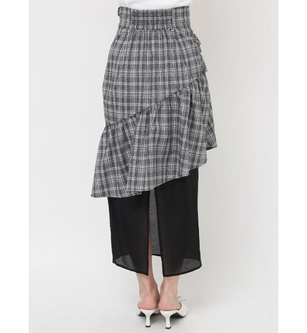 RESEXXY「レイヤードラッフルタイトスカート」|スカート|