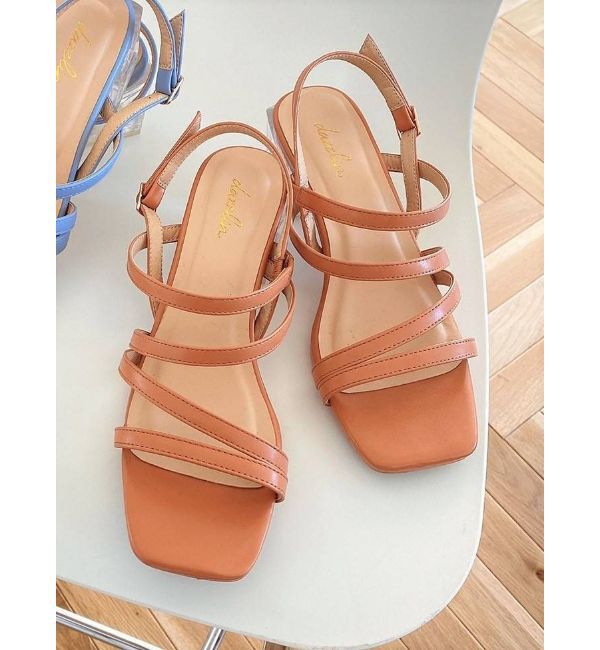 dazzlin「メニーストラップサンダル」|サンダル|オレンジ