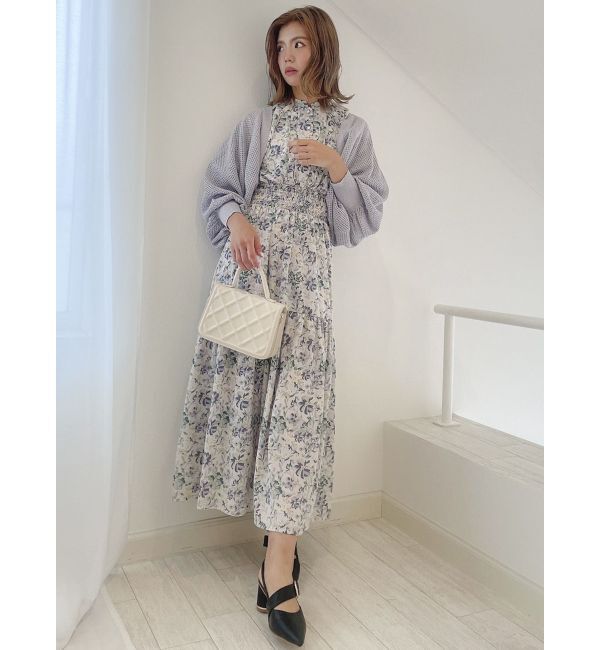 dazzlin「メッシュリボンリラックスカーディガン」|カーディガン|