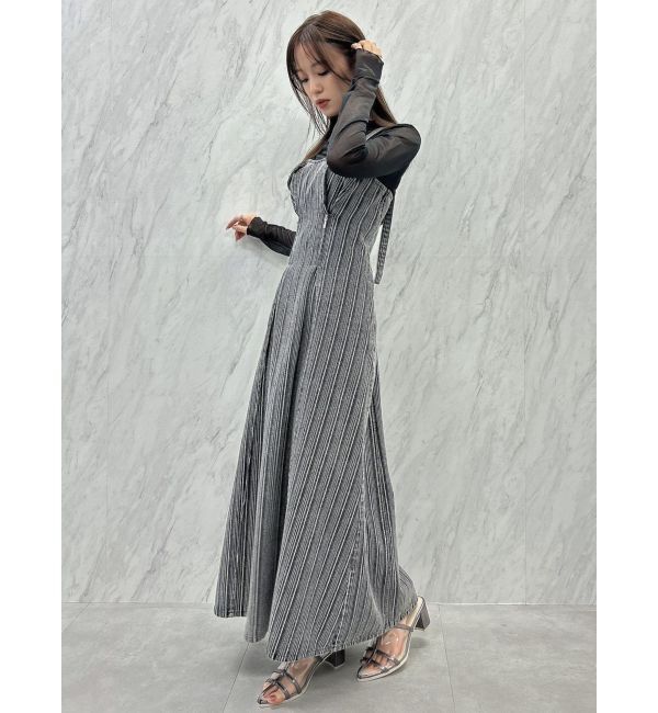 dazzlin「ジップシェイプキャミワンピース」|ワンピース|