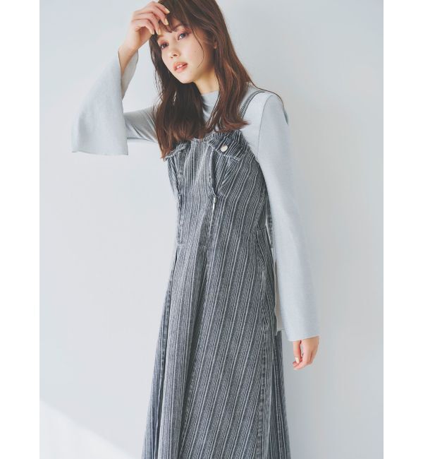 dazzlin「ジップシェイプキャミワンピース」|ワンピース|