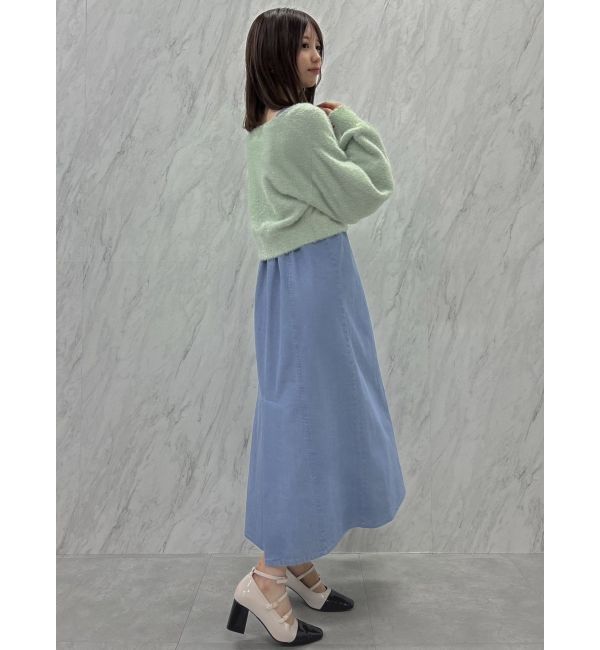 dazzlin「ジップシェイプキャミワンピース」|ワンピース|