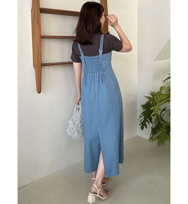 dazzlin「ジップシェイプキャミワンピース」|ワンピース|