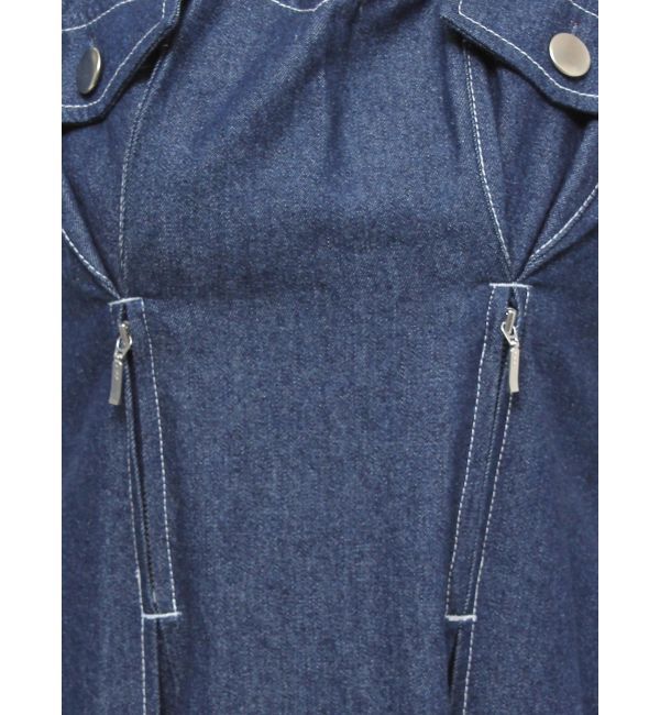 dazzlin「ジップシェイプキャミワンピース」|ワンピース|