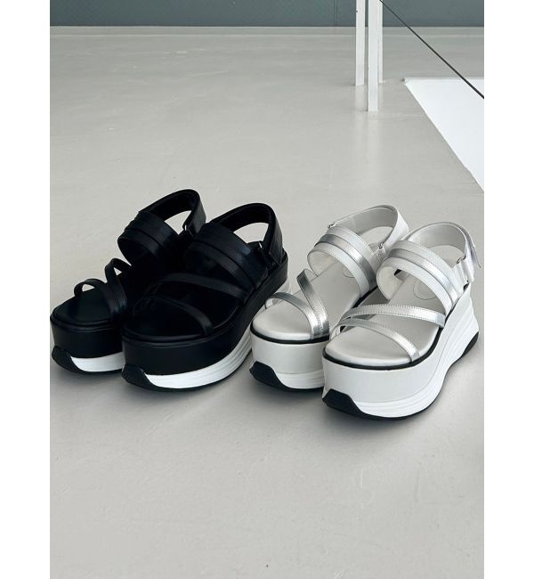 dazzlin「メタリックスポサン」|サンダル|