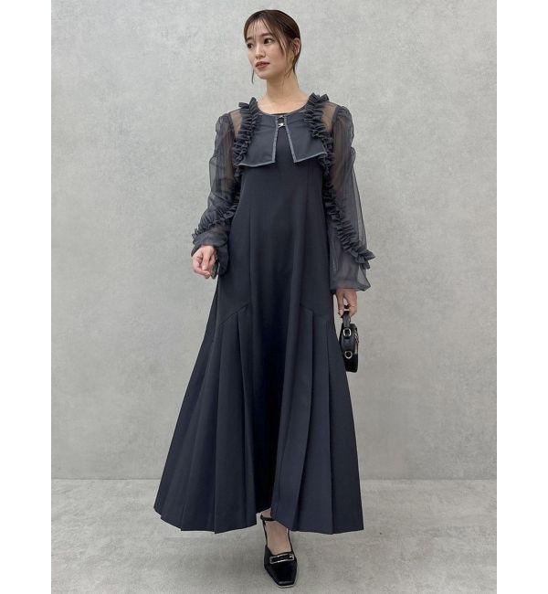 dazzlin「2ピースフリルボレロワンピース」|ワンピース|