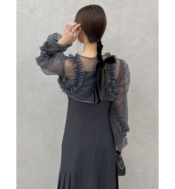 dazzlin「2ピースフリルボレロワンピース」|ワンピース|