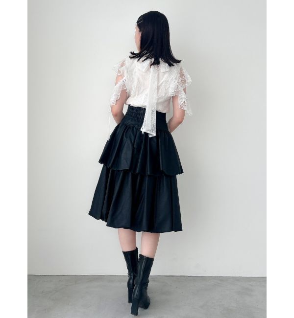 dazzlin「ティアードバルーンミディスカート」|スカート|