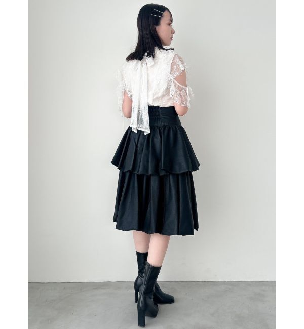 dazzlin「ティアードバルーンミディスカート」|スカート|