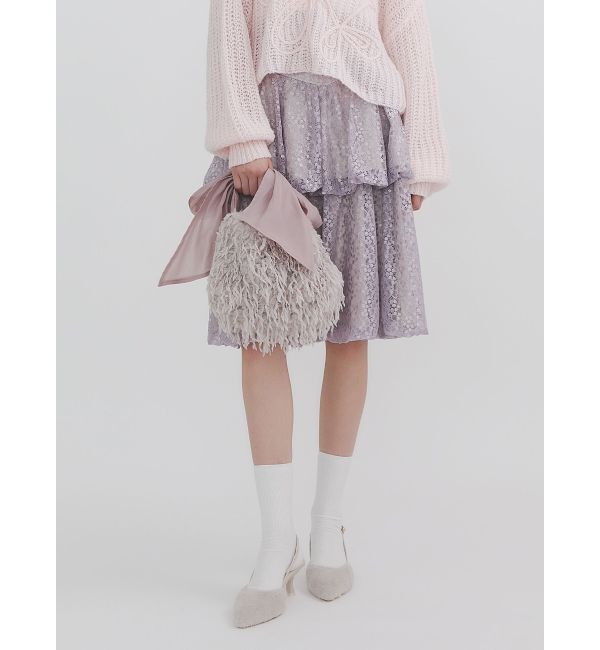 dazzlin「ティアードバルーンミディスカート」|スカート|