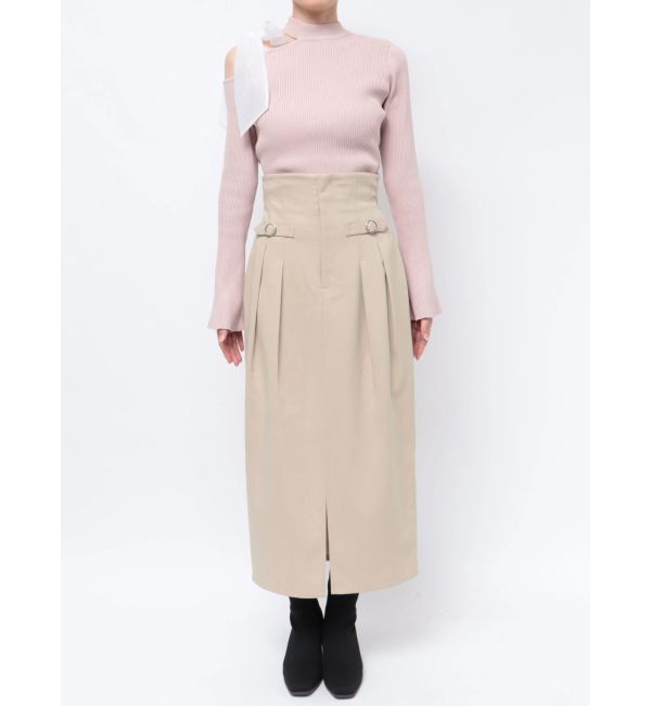 dazzlin「ベルトコルセットスラックスライクスカート」|スカート|