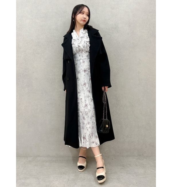 dazzlin「フラワープリーツワンピース」|ワンピース|