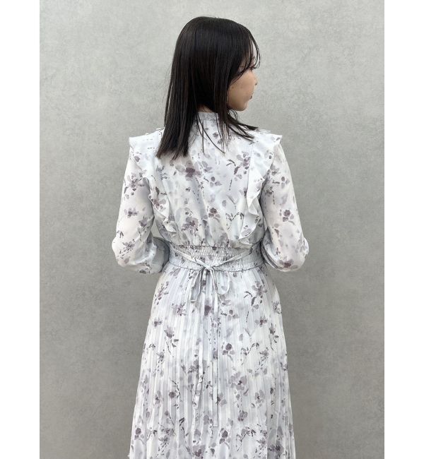 dazzlin「フラワープリーツワンピース」|ワンピース|