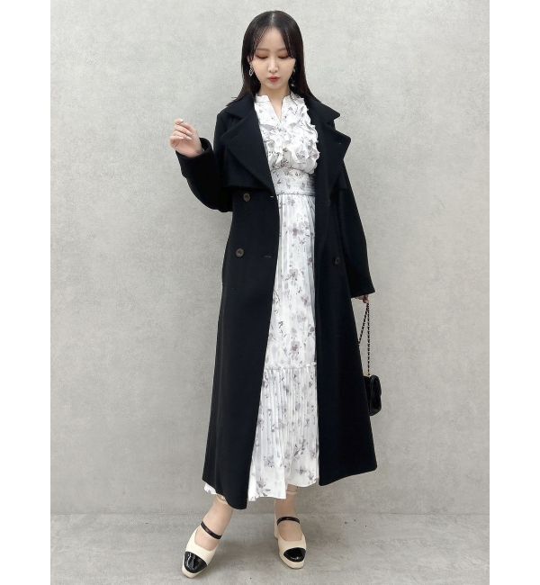 dazzlin「フラワープリーツワンピース」|ワンピース|