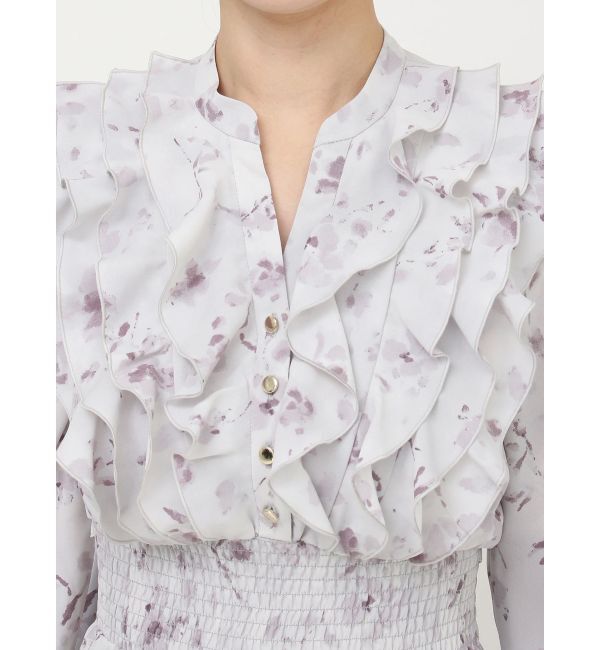 dazzlin「フラワープリーツワンピース」|ワンピース|