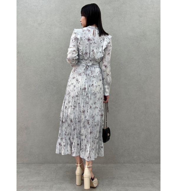 dazzlin「フラワープリーツワンピース」|ワンピース|