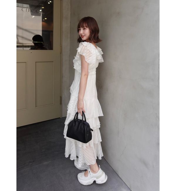 dazzlin「バリエフルイドワンピース」|ワンピース|