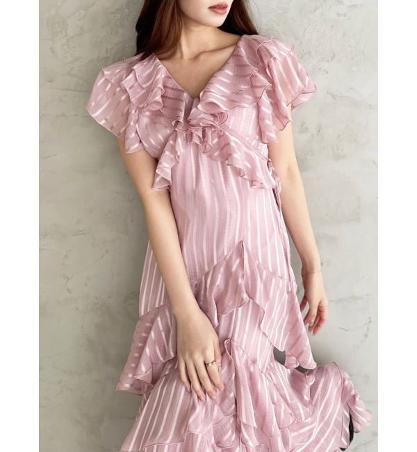 dazzlin「バリエフルイドワンピース」|ワンピース|