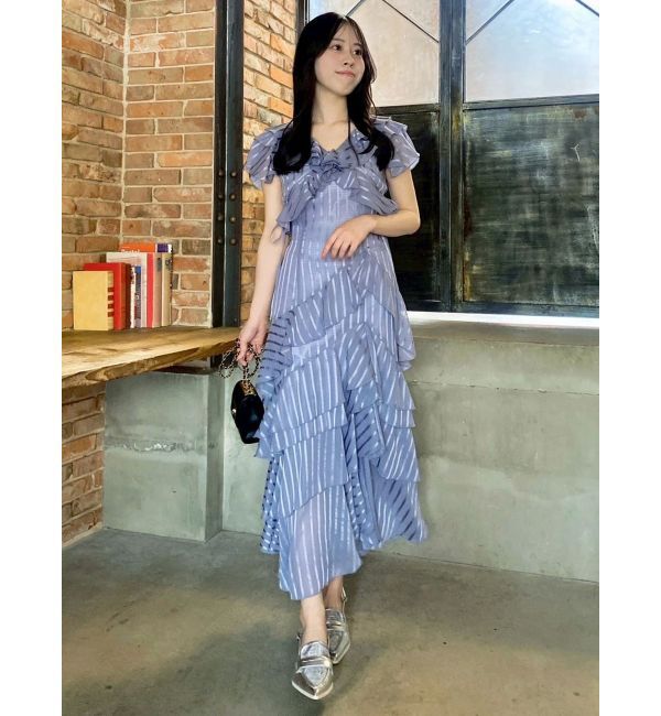 dazzlin「バリエフルイドワンピース」|ワンピース|