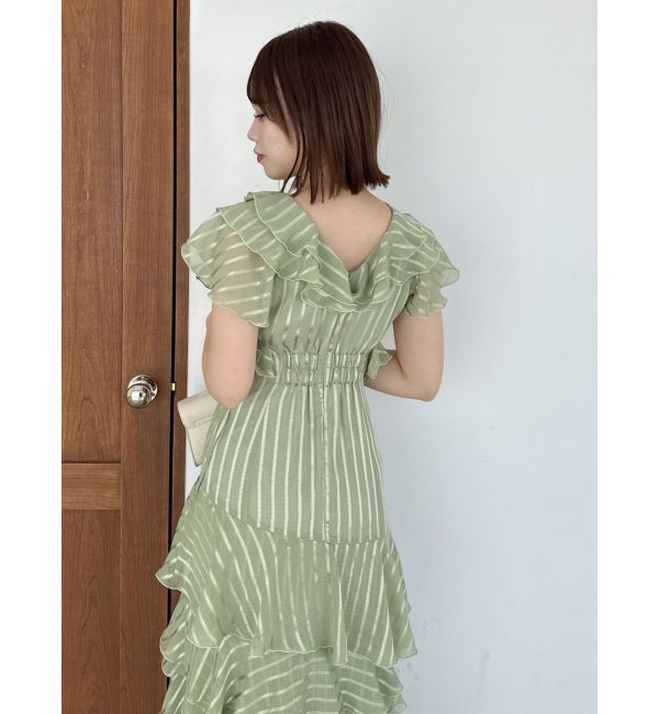 dazzlin「バリエフルイドワンピース」|ワンピース|