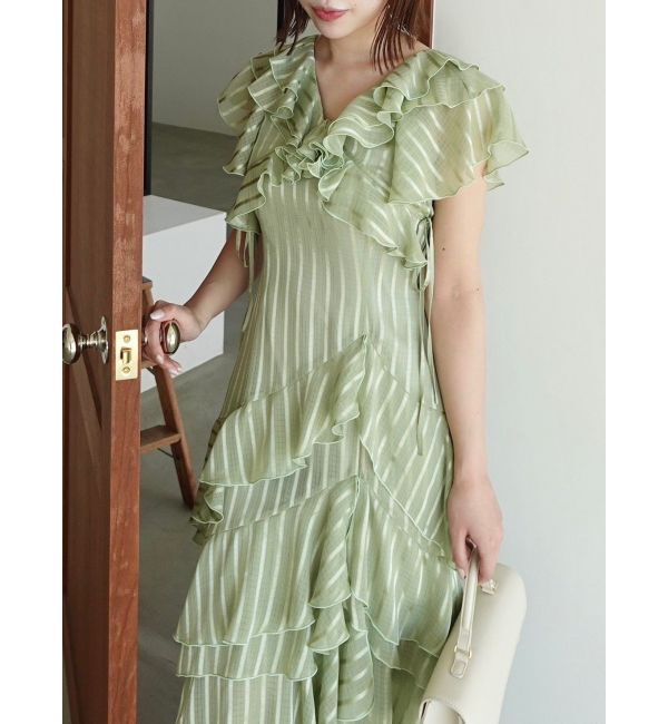 dazzlin「バリエフルイドワンピース」|ワンピース|