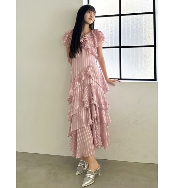 dazzlin「バリエフルイドワンピース」|ワンピース|