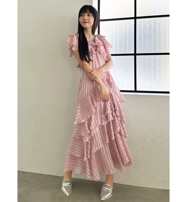 dazzlin「バリエフルイドワンピース」|ワンピース|