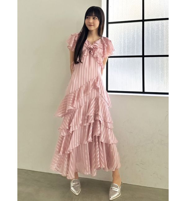 dazzlin「バリエフルイドワンピース」|ワンピース|