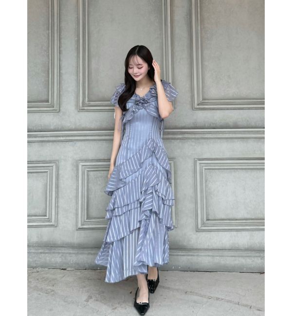 dazzlin「バリエフルイドワンピース」|ワンピース|