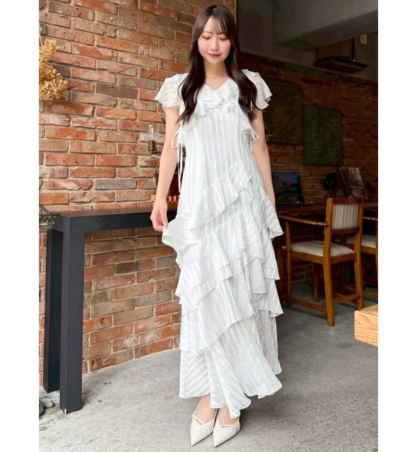 dazzlin「バリエフルイドワンピース」|ワンピース|