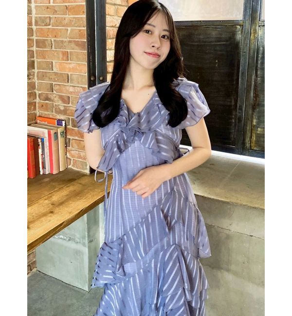 dazzlin「バリエフルイドワンピース」|ワンピース|