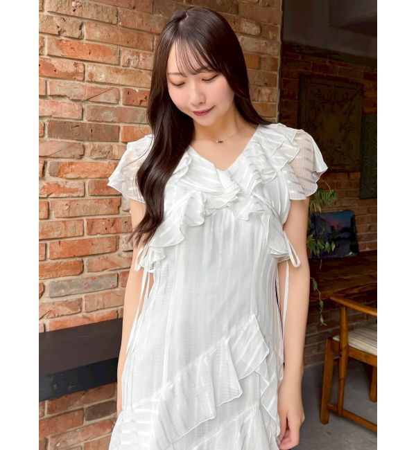 dazzlin「バリエフルイドワンピース」|ワンピース|