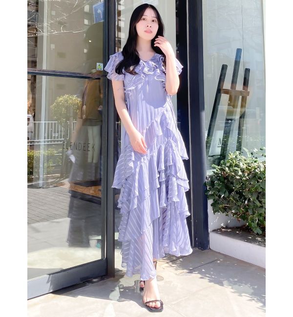 dazzlin「バリエフルイドワンピース」|ワンピース|