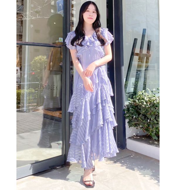 dazzlin「バリエフルイドワンピース」|ワンピース|