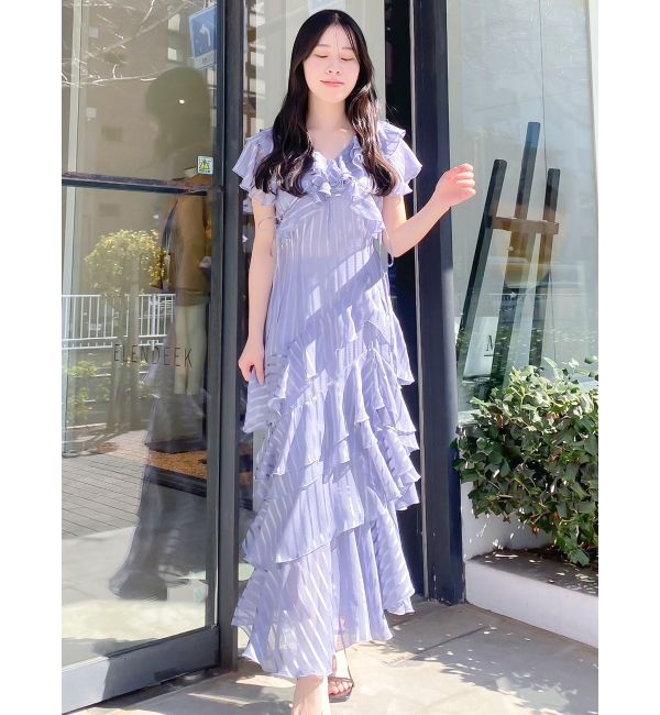 dazzlin「バリエフルイドワンピース」|ワンピース|