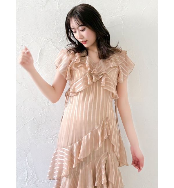 dazzlin「バリエフルイドワンピース」|ワンピース|