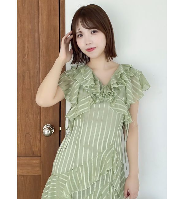 dazzlin「バリエフルイドワンピース」|ワンピース|