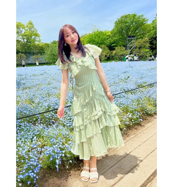 dazzlin「バリエフルイドワンピース」|ワンピース|