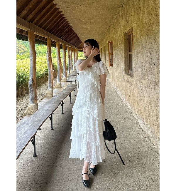 dazzlin「バリエフルイドワンピース」|ワンピース|