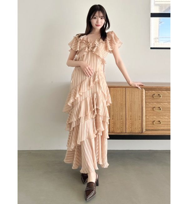 dazzlin「バリエフルイドワンピース」|ワンピース|