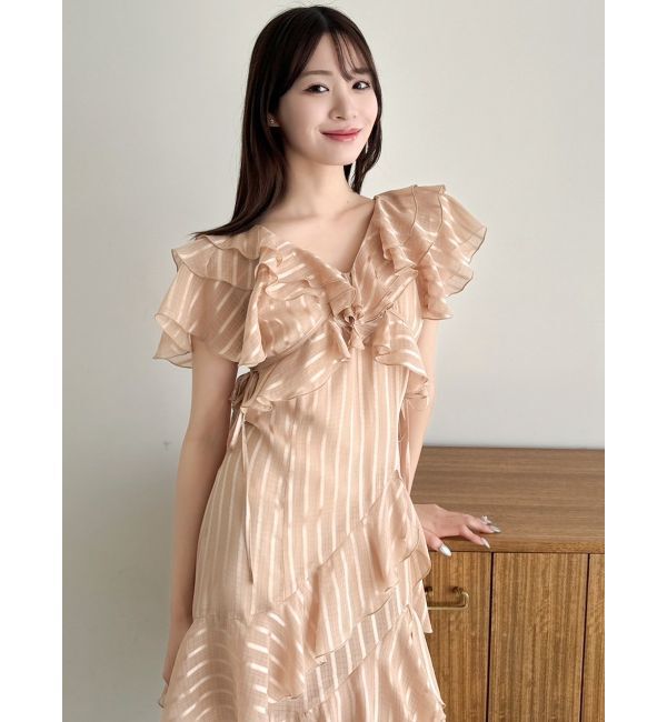 dazzlin「バリエフルイドワンピース」|ワンピース|